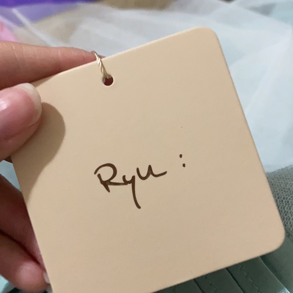 COPY - RYU tulle light green/mint skirt NWT - Picture 6 of 6